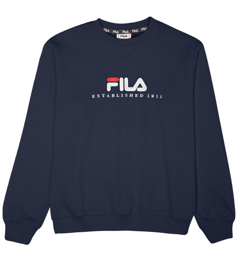 Fila Collegegenser Carisio Regular Logo Crewneck Blå Fila Collegegenser Carisio Regular Logo Crewneck Blå