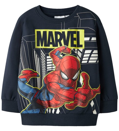 Name It Nmmdion Spider Nreg Sweat Unb Noos Mar Navy 98