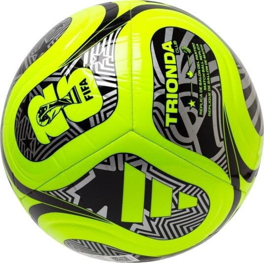 adidas Fotball Trionda Club World Cup 2026 Sitron/Svart/Metallisk Sølv Str. 5