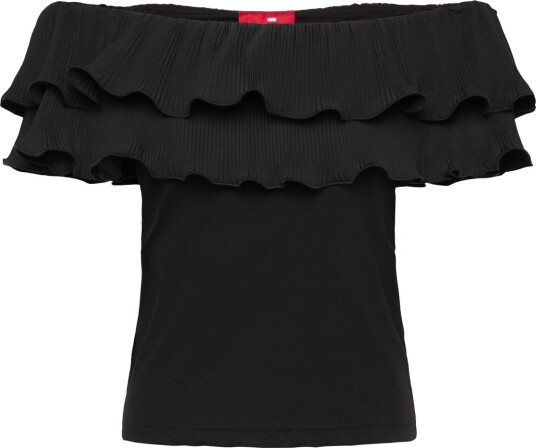 crās Flouncecras Top Black 44 crās Flouncecras Top Black 44