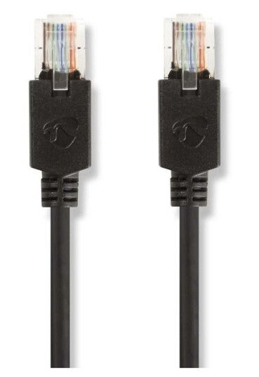 Nedis CAT5e nettverkskabel | U/UTP | RJ45 Han | RJ45 Han | 10.0 m | Rund | LSZH | Antrasitt | Vindus boks