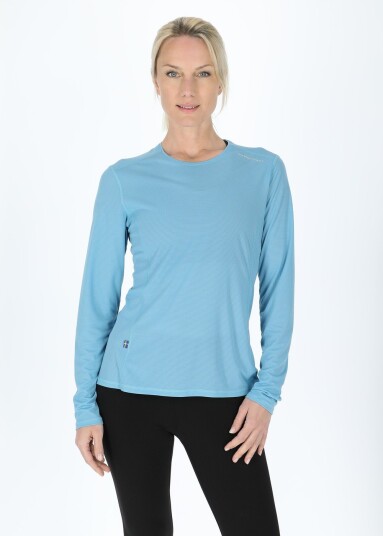 Swedemount Ultra Light Ls Tee W Turquoise 48 Løpe T-Shirts