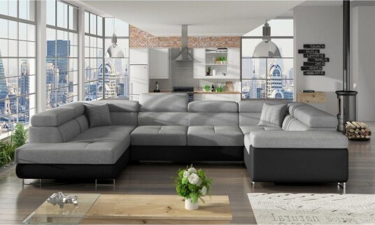 Seksjon Eltap Letto 340x202x90 cm Sawana 21 Soft 11 Venstre