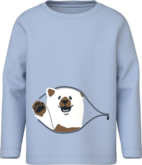 Name It Genser NmmVux Kentucky Blue/Bear Hei Name It 6 år (116) Genser Blå