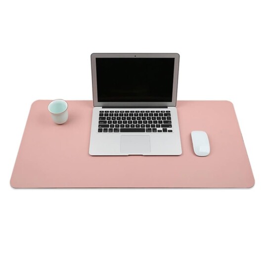 Skrivebordsmatte 80x40cm rosa Skrivebordsmatte 80x40cm rosa