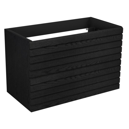 Vikingbad MIE Stav Servantskap Slim Svart eik / 90cm Vikingbad MIE Stav Servantskap Slim Svart eik / 90cm