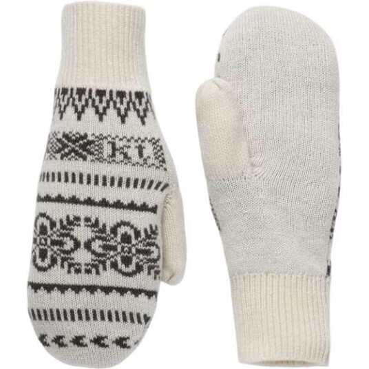 Kari Traa Selma Knit Mittens Natural White 7