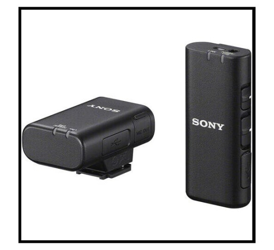 Sony ECM-W2BT Trådløs Kondensator Mikrofon for Kamera, Svart