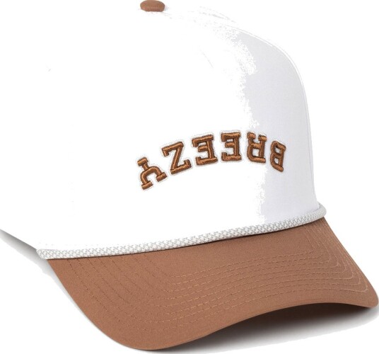 Breezy Flipped Breezy Hat Hvit Capser White/Brown Breezy Flipped Breezy Hat Hvit Capser White/Brown
