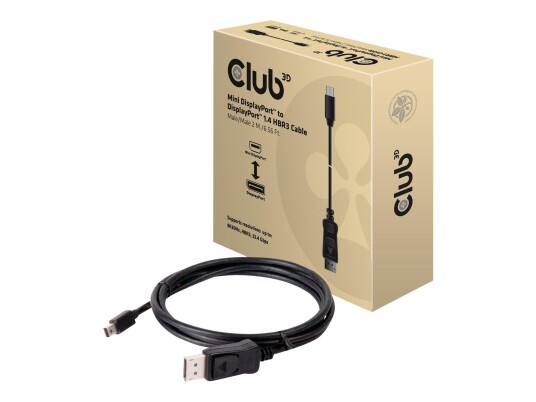 Club 3D DisplayPort 1.4 Kabel 2 m med 8K Oppløsning