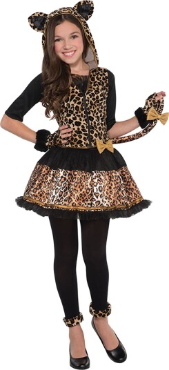 Riethmüller Leopardkjole Kostyme Barn X-large 9908460 Riethmüller Leopardkjole Kostyme Barn X-large 9908460
