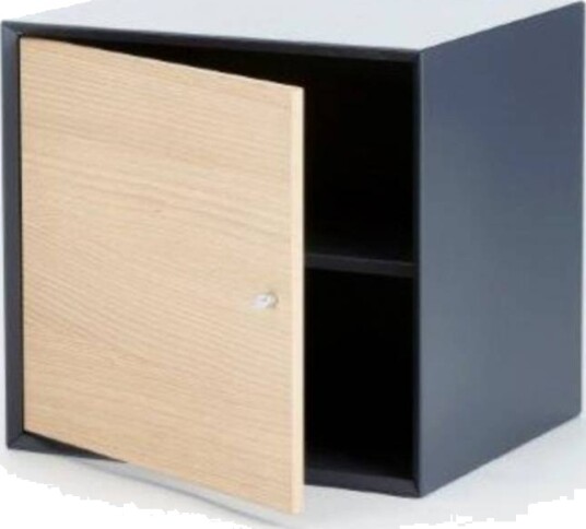The Box Modul Medium 1 Dør 39cm Grafittgrå