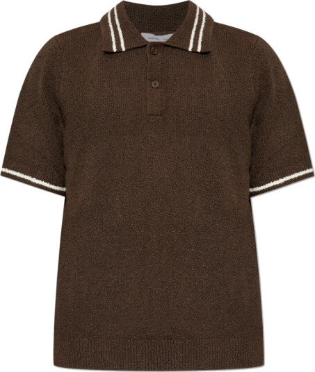 Samsøe Samsøe Pedro Knitted Polo Turkish Coffee