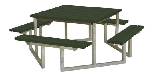 Piknikbord PLUS Twist 204 cm Grønn
