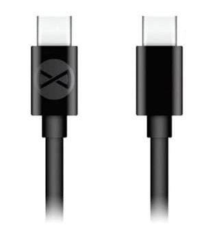 Forever USB-C til USB-C-kabel 1m 3A - sort