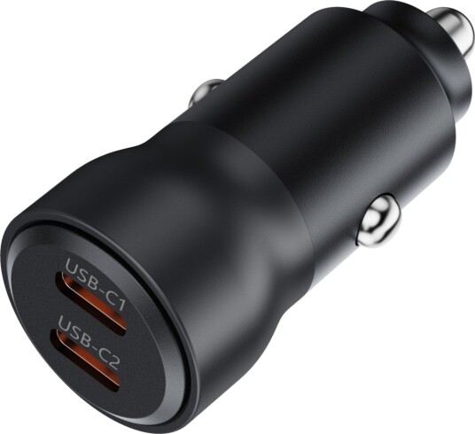 Dacota Platinum 65 W dobbel USB C billader Svart