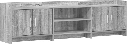 TV skap 168 x 33 x 47 cm Grå Sonoma Konstruert tre TV skap 168 x 33 x 47 cm Grå Sonoma Konstruert tre