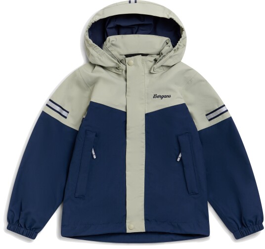 Bergans Kids" Lilletind 2L Shell Jacket Navy Blue/light Green Mud 104