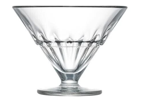 La Rochre Excelsior Transparent Ice Cream cup Glass   6pcs