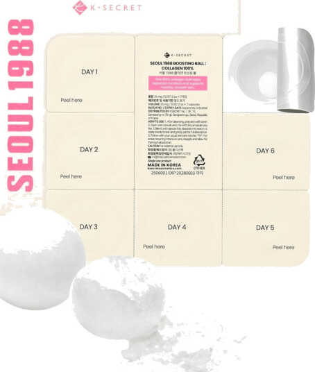K Secret Seoul 1988 Boosting Ball: Collagen 100% 35g