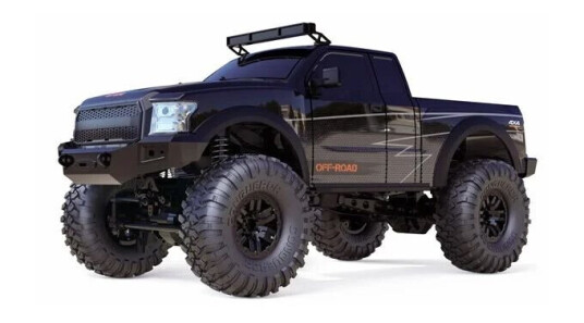 Amewi Dirt Climbing Pick-Up Crawler 4WD 1:10 RTR Black Amewi Dirt Climbing Pick-Up Crawler 4WD 1:10 RTR Black