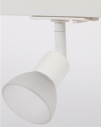 Vento Blow Glas Spot Med Gu10 Og 1 Faset Adapter I Hvid Vento Blow Glas Spot Med Gu10 Og 1 Faset Adapter I Hvid