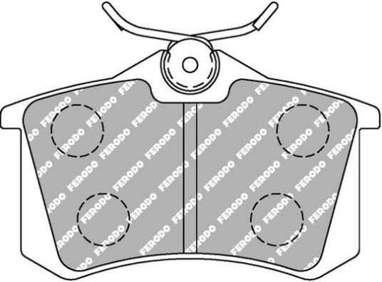 Bremseklosser FERODO RACING FCP541H Bremseklosser FERODO RACING FCP541H