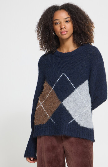 Ichi Bayana Long Sleeve Pullover Flerfarget XXL