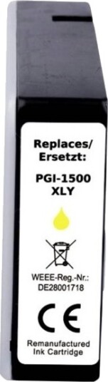 Renkforce Canon PGI 1500Y XL gul kompatibel blekkpatron RF 6736472