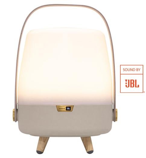 Kooduu LiteUp-Play-Mini JBL Høyttaler-Lampe Sand Oppladbar H29 Kooduu LiteUp-Play-Mini JBL Høyttaler-Lampe Sand Oppladbar H29