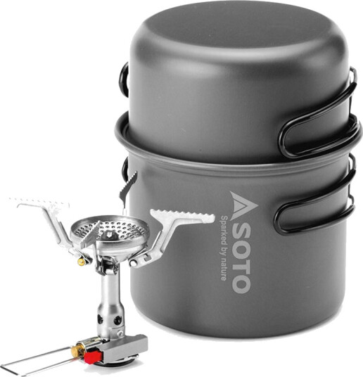 Soto Amicus gassbrenner + Cook Combo sett Soto Amicus gassbrenner + Cook Combo sett