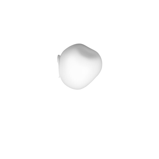 Foscarini Hoba Vegg/ Taklampe Piccola IP44 Hvit