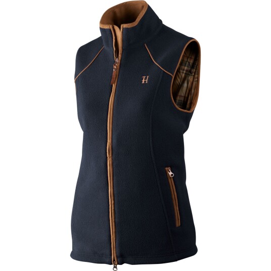 Härkila Sandhem Lady fleecevest Dark navy melange 2XL Härkila Sandhem Lady fleecevest Dark navy melange 2XL