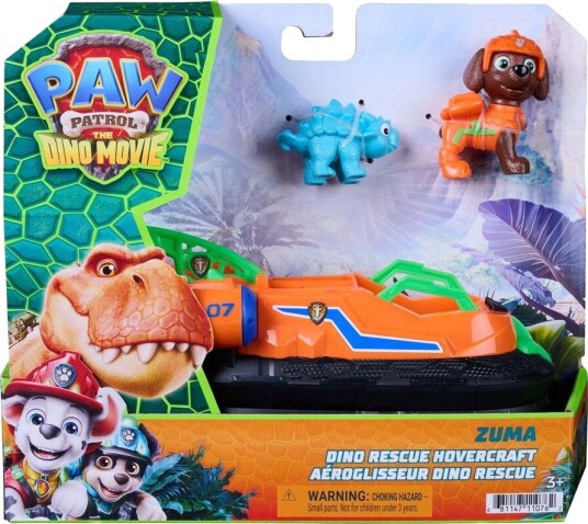 Paw Patrol Bil Dino Redningsputefartøy Dino-Filmen Zuma Paw Patrol Onesize Bil Oransje