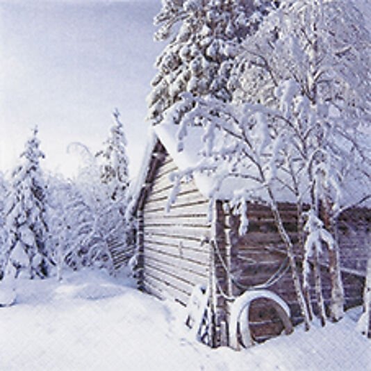Jernia Servietter 33x33cm winter cabin