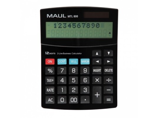 Maul Mtl 800, Desktop, Skjerm, 12 Sifre, Batteri, Sort Maul Mtl 800, Desktop, Skjerm, 12 Sifre, Batteri, Sort