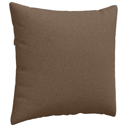 Sofaputer 2 pcs Brun 45 x 45 cm stoff