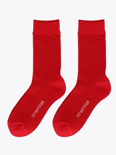 Twentyfour Aurora 2 Pack Ullsokk Rød 36 38
