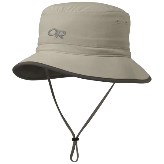 Outdoor Research Unisex Sun Bucket Khaki/Dark Grey L, Khaki/Dark Grey
