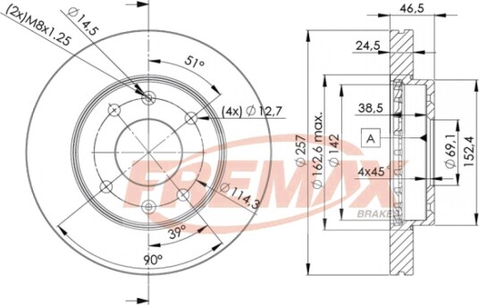 Bremseskive FREMAX BD-2902