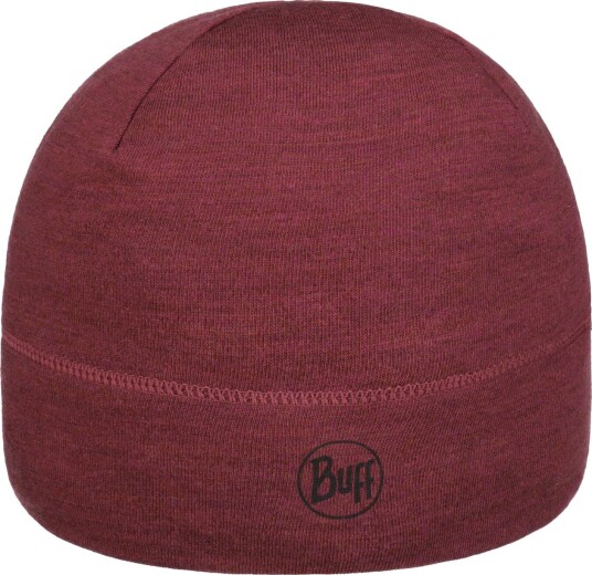 Buff Czapka Merino Midweight Beanie Melange Tibetan Red