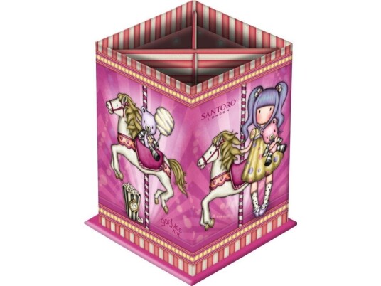 Santoro London Gorjuss Fairground Carousel Penneholder
