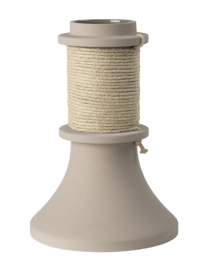 Kristina Dam Studio Rope Vase Stoneware / Flagline - Beige - H32.5CM Kristina Dam Studio Rope Vase Stoneware / Flagline - Beige - H32.5CM