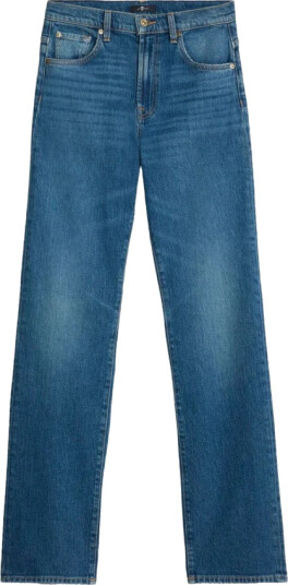 7 For All Mankind Dame Jeans Blå W28,