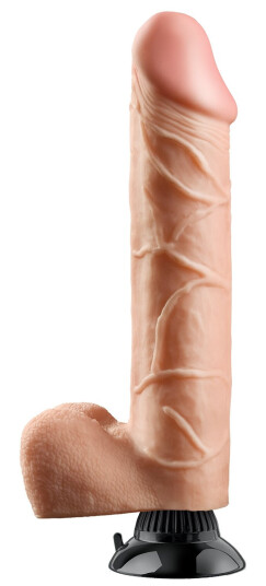 Real Feel Deluxe No. 12 Dildovibrator 34,5 cm - Beige Real Feel Deluxe No. 12 Dildovibrator 34,5 cm - Beige