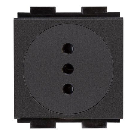 Crestron Electronics Crestron FT2A PWR IT series FT2A PWR IT 1 BASIC power socket mechanism Italy 1 power socket black Crestron Electronics Crestron FT2A PWR IT series FT2A PWR IT 1 BASIC power socket mechanism Italy 1 power socket black
