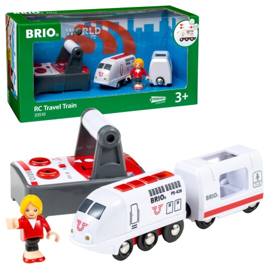 BRIO Fuglepassasjertog Fjernstyrt med Lys og Lyd - 28,8 cm Hvit