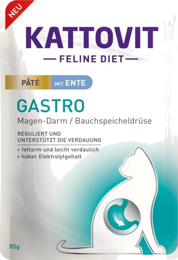 Kattovit Våtfôr Gastro Paté Med And 30 X 85 G