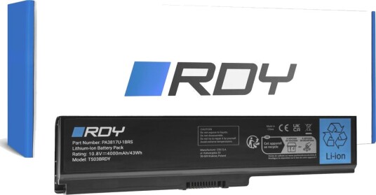 RDY PA3817U-1BRS / PA3818U-1BAS Laptopbatteri - Kompatibelt med Toshiba Satellite