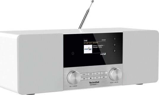 TechniSat MultyRadio 4.0 digitalradio med CD-spiller - DAB+, FM Sort/Grå